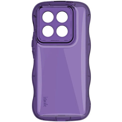 IMAK For Xiaomi 14 Pro Case Scratch-resistant TPU Reinforced Corners Phone Back Shell Purple