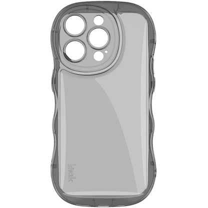 IMAK For iPhone 14 Pro Max Phone Case Scratch-resistant TPU Wavy Edges Back Shell