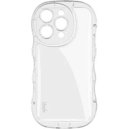 IMAK For iPhone 14 Pro Max Phone Case Scratch-resistant TPU Wavy Edges Back Shell