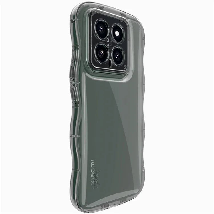 IMAK For Xiaomi 14 TPU Case Curly Wave Frame Protective Phone Cover