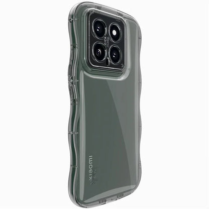 IMAK For Xiaomi 14 TPU Case Curly Wave Frame Protective Phone Cover