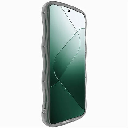 IMAK For Xiaomi 14 TPU Case Curly Wave Frame Protective Phone Cover