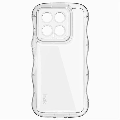 IMAK For Xiaomi 14 TPU Case Curly Wave Frame Protective Phone Cover