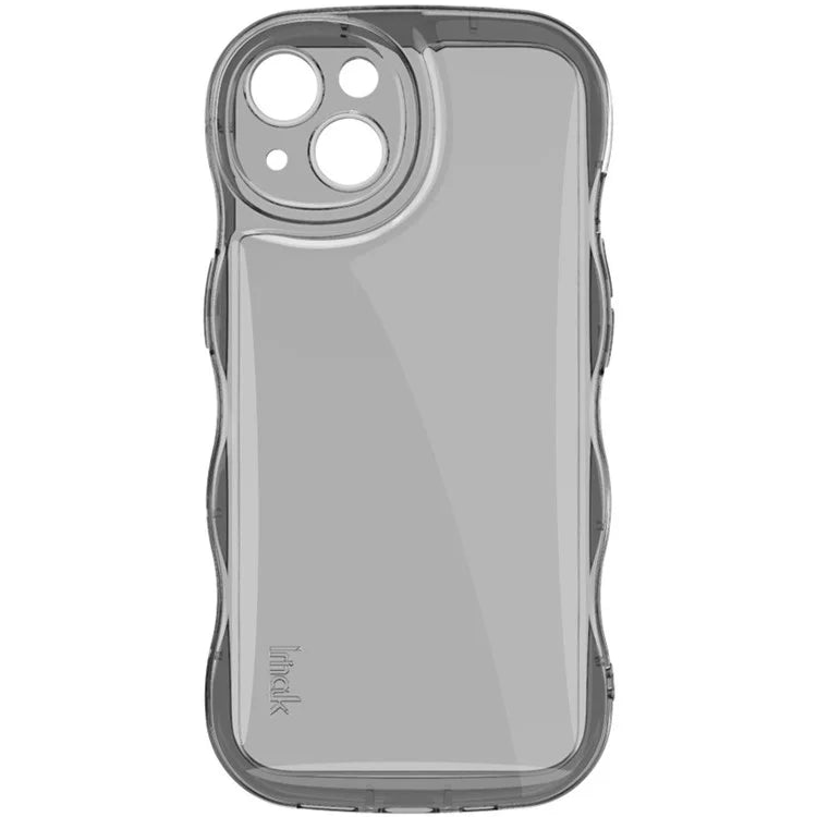 IMAK For iPhone 14 TPU Phone Case Wave Frame Anti-slip Cover