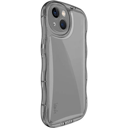 IMAK For iPhone 14 TPU Phone Case Wave Frame Anti-slip Cover
