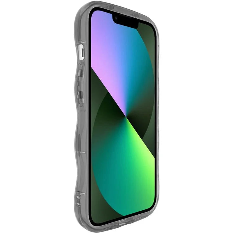 IMAK For iPhone 14 TPU Phone Case Wave Frame Anti-slip Cover