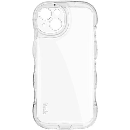 IMAK For iPhone 14 TPU Phone Case Wave Frame Anti-slip Cover