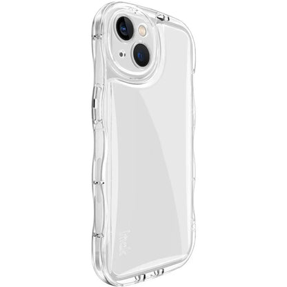 IMAK For iPhone 14 TPU Phone Case Wave Frame Anti-slip Cover