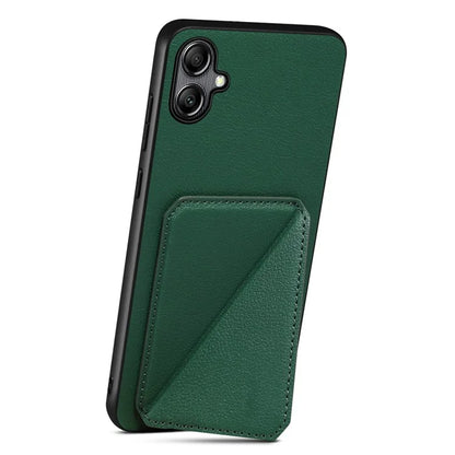 For Samsung Galaxy A05 4G Kickstand Case PU Leather Coated PC+TPU Phone Cover