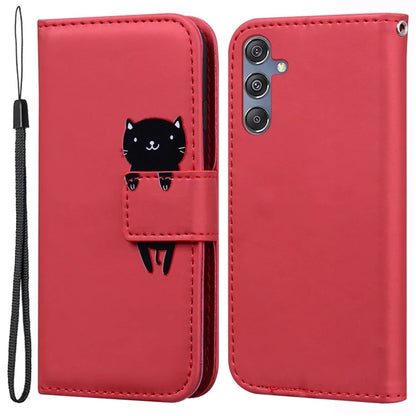 For Samsung Galaxy M34 5G / F34 5G Cartoon Animal Pattern Wallet Leather Cover Cell Phone Cases