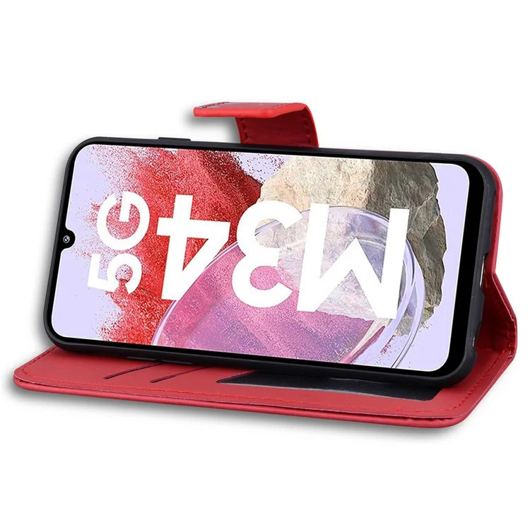 For Samsung Galaxy M34 5G / F34 5G Cartoon Animal Pattern Wallet Leather Cover Cell Phone Cases