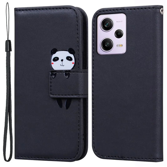 For Xiaomi Redmi Note 12 Pro 5G / Note 12 Pro Speed 5G / Poco X5 Pro 5G Cartoon Animal Pattern Leather Cell Phone Cases