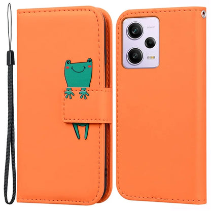 For Xiaomi Redmi Note 12 Pro 5G / Note 12 Pro Speed 5G / Poco X5 Pro 5G Cartoon Animal Pattern Leather Cell Phone Cases