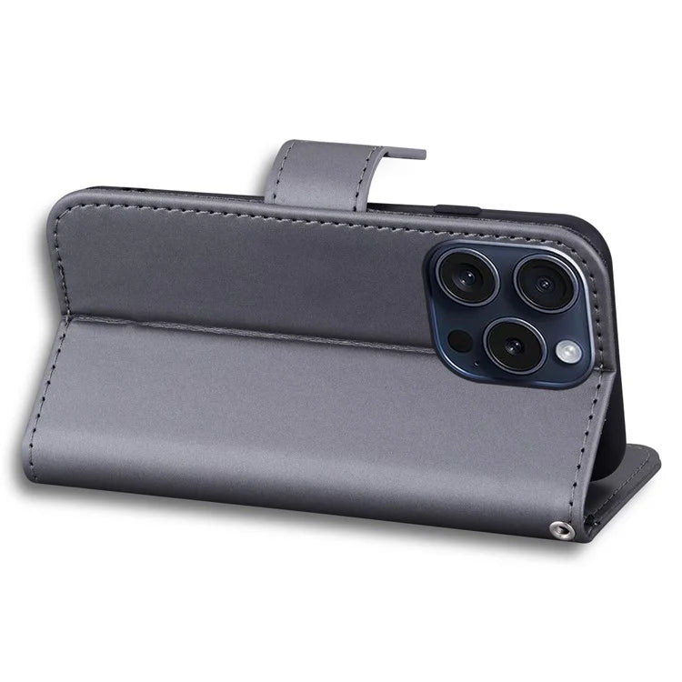 For iPhone 15 Pro Max Cover Cute Animal Pattern Leather Wallet Stand Cell Phone Case