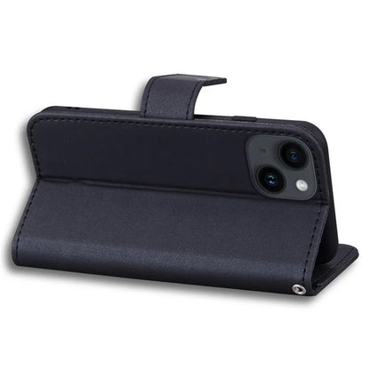 For iPhone 14 Cell Phone Case Animal Pattern Support Stand Leather Wallet Cover