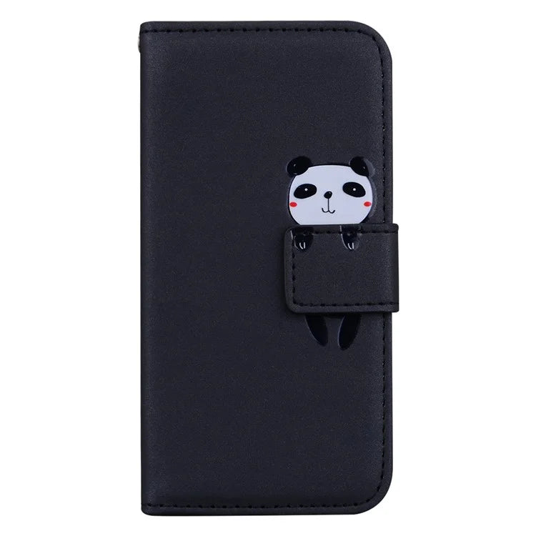 For iPhone 14 Cell Phone Case Animal Pattern Support Stand Leather Wallet Cover