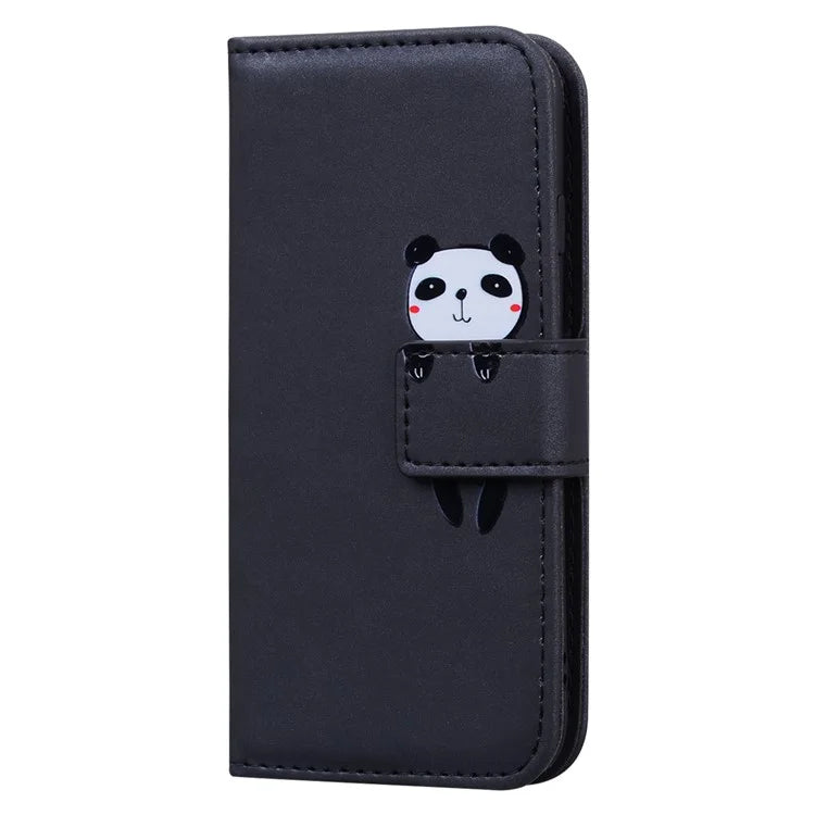 For iPhone 14 Cell Phone Case Animal Pattern Support Stand Leather Wallet Cover