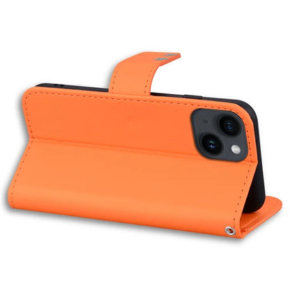For iPhone 14 Cell Phone Case Animal Pattern Support Stand Leather Wallet Cover