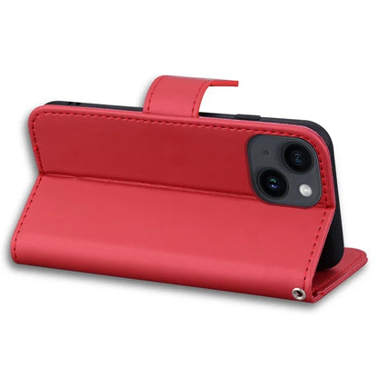 For iPhone 14 Cell Phone Case Animal Pattern Support Stand Leather Wallet Cover