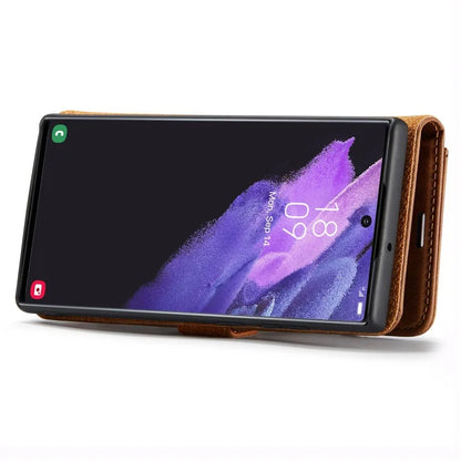 DG.MING for Samsung Galaxy S24 Ultra Case Detachable Split Leather Cover with Stand Wallet