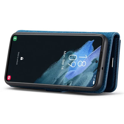 DG.MING for Samsung Galaxy S24+ Case Split Leather Wallet Detachable Phone Cover