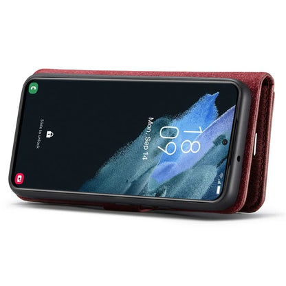 DG.MING for Samsung Galaxy S24+ Case Split Leather Wallet Detachable Phone Cover