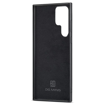 DG.MING For Samsung Galaxy S24 Ultra Case Leather+PC+TPU Anti-drop Cover