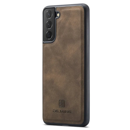 DG.MING For Samsung Galaxy S24+ Case Anti-scratch Leather Coating Phone Cover
