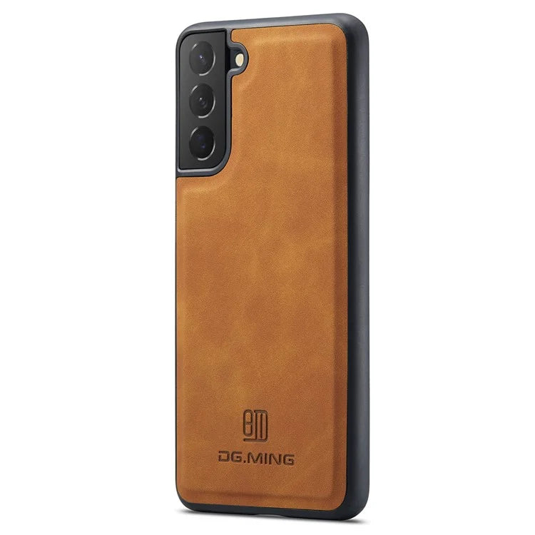 DG.MING For Samsung Galaxy S24+ Case Anti-scratch Leather Coating Phone Cover