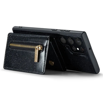 DG.MING M3 Series For Samsung Galaxy S24 Ultra Case Detachable Wallet Phone Kickstand Cover