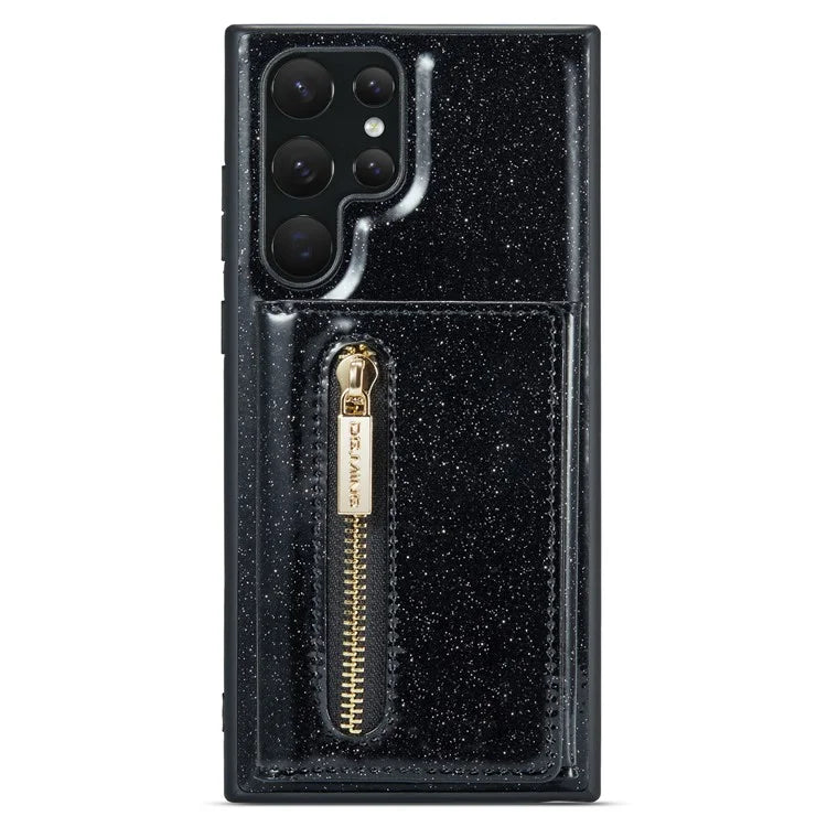 DG.MING M3 Series For Samsung Galaxy S24 Ultra Case Detachable Wallet Phone Kickstand Cover