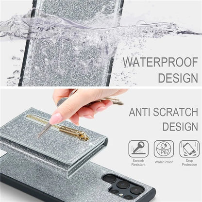 DG.MING M3 Series For Samsung Galaxy S24 Ultra Case Detachable Wallet Phone Kickstand Cover