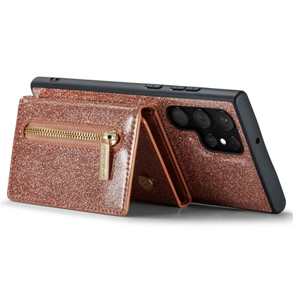 DG.MING M3 Series For Samsung Galaxy S24 Ultra Case Detachable Wallet Phone Kickstand Cover