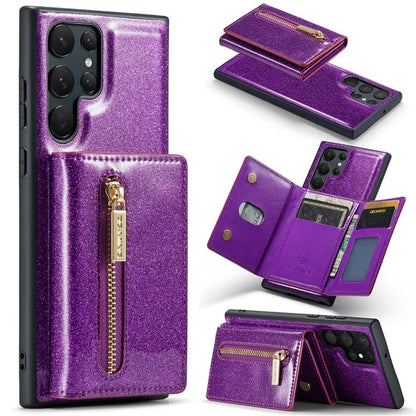 DG.MING M3 Series For Samsung Galaxy S24 Ultra Case Detachable Wallet Phone Kickstand Cover