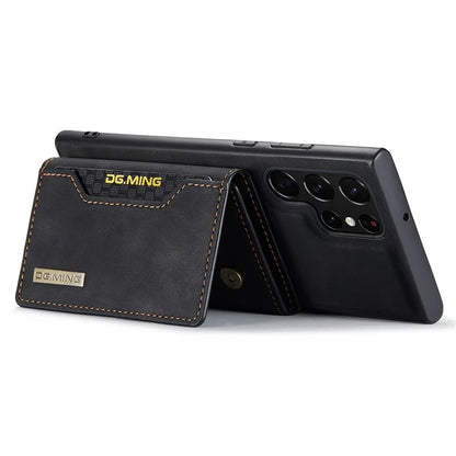DG.MING M2 Series for Samsung Galaxy S24 Ultra Case Kickstand Cover with Detachable Magnetic Wallet