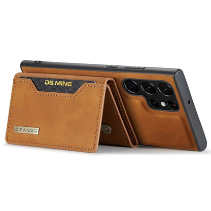 DG.MING M2 Series for Samsung Galaxy S24 Ultra Case Kickstand Cover with Detachable Magnetic Wallet