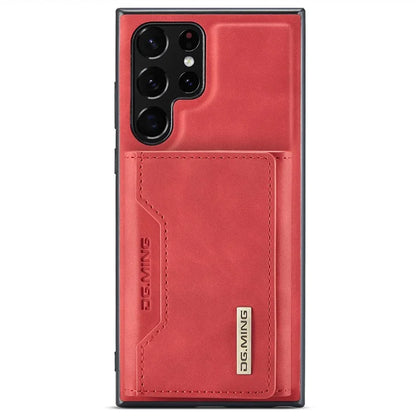 DG.MING M2 Series for Samsung Galaxy S24 Ultra Case Kickstand Cover with Detachable Magnetic Wallet