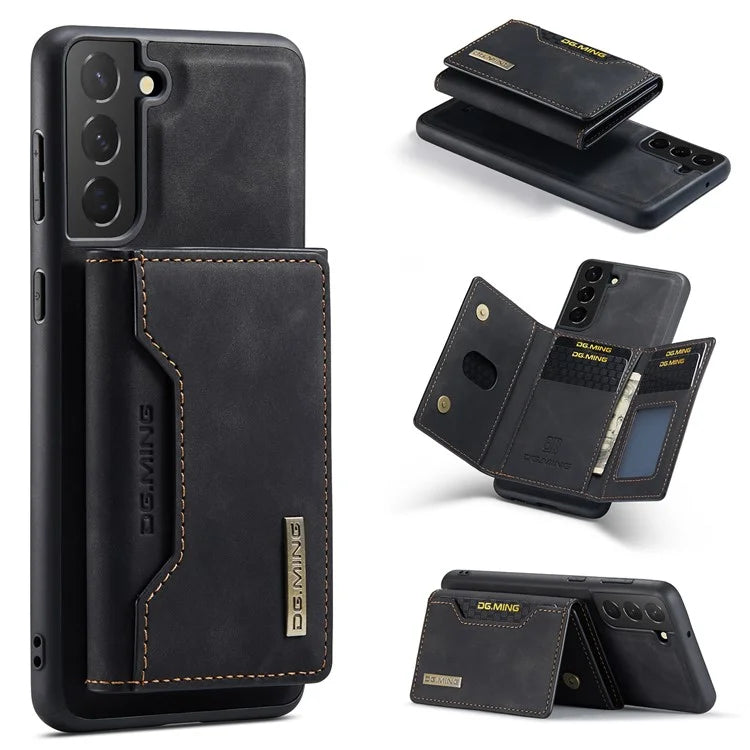 DG.MING M2 Series for Samsung Galaxy S24+ Case Magnetic Wallet Detachable Phone Cover