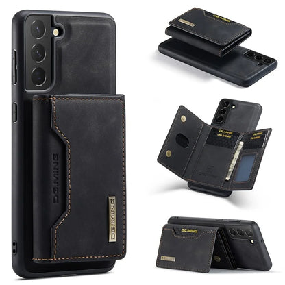 DG.MING M2 Series for Samsung Galaxy S24+ Case Magnetic Wallet Detachable Phone Cover