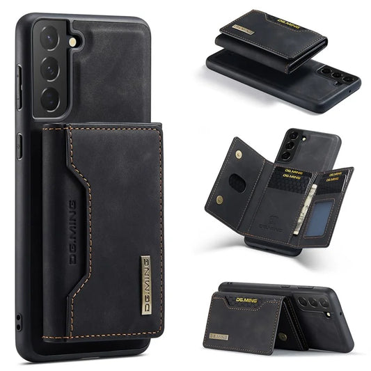 DG.MING M2 Series for Samsung Galaxy S24+ Case Magnetic Wallet Detachable Phone Cover