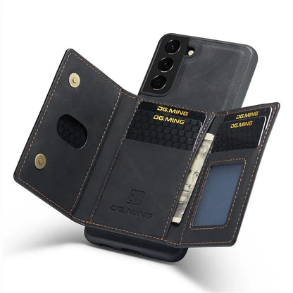 DG.MING M2 Series for Samsung Galaxy S24+ Case Magnetic Wallet Detachable Phone Cover