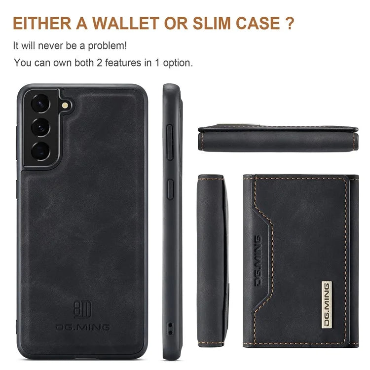 DG.MING M2 Series for Samsung Galaxy S24+ Case Magnetic Wallet Detachable Phone Cover