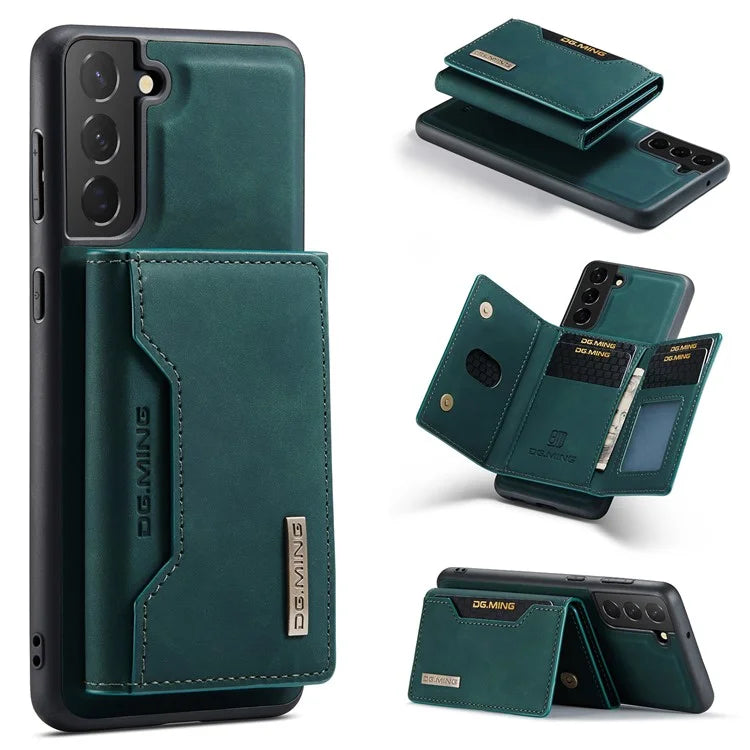 DG.MING M2 Series for Samsung Galaxy S24+ Case Magnetic Wallet Detachable Phone Cover