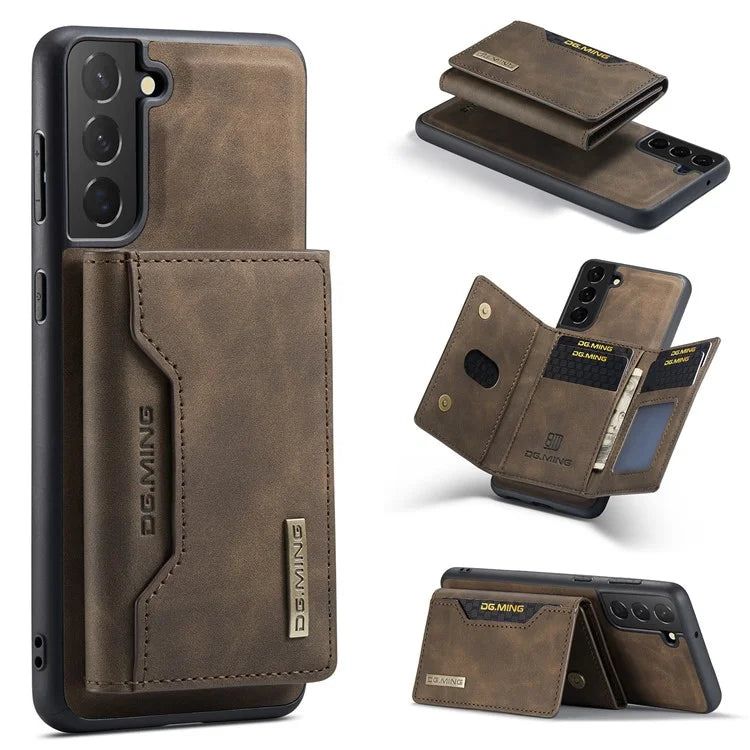 DG.MING M2 Series for Samsung Galaxy S24+ Case Magnetic Wallet Detachable Phone Cover