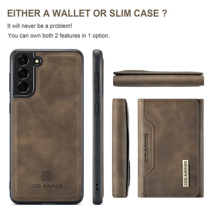 DG.MING M2 Series for Samsung Galaxy S24+ Case Magnetic Wallet Detachable Phone Cover
