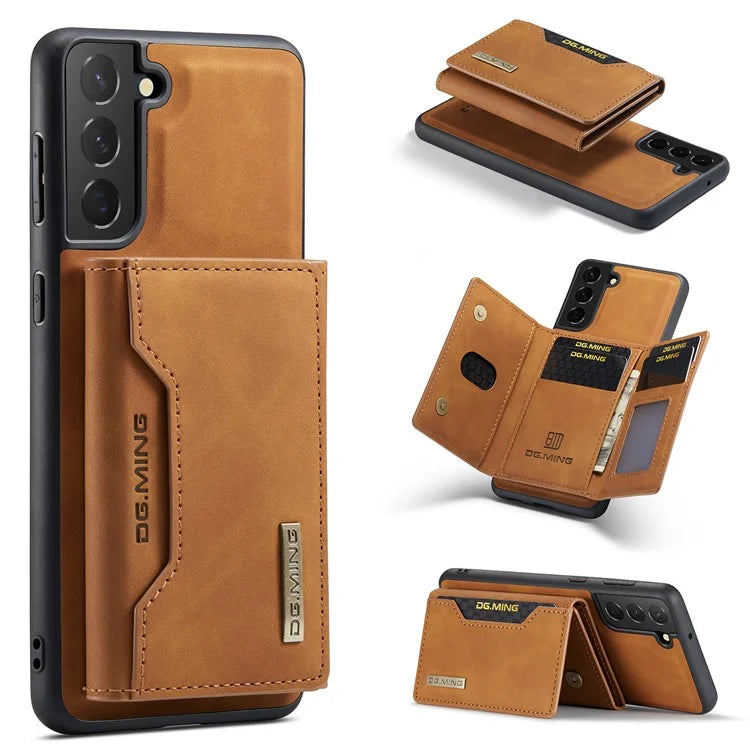 DG.MING M2 Series for Samsung Galaxy S24+ Case Magnetic Wallet Detachable Phone Cover