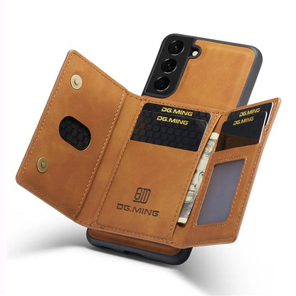 DG.MING M2 Series for Samsung Galaxy S24+ Case Magnetic Wallet Detachable Phone Cover
