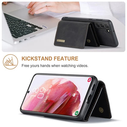 DG.MING M1 Series for Samsung Galaxy S24 Case Magnetic Wallet Kickstand Phone Cover
