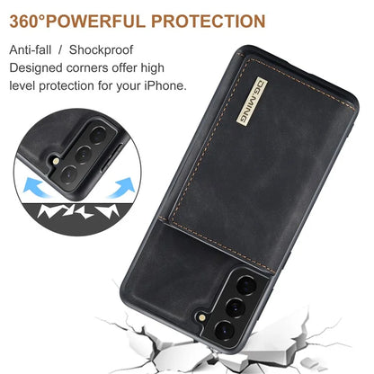DG.MING M1 Series for Samsung Galaxy S24 Case Magnetic Wallet Kickstand Phone Cover