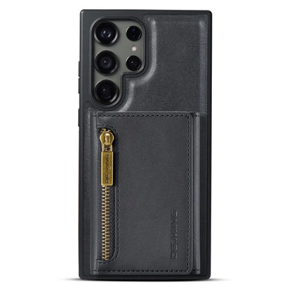 DG.MING M5 Series For Samsung Galaxy S23 Ultra Case Magnetic Zipper Wallet Phone Cover